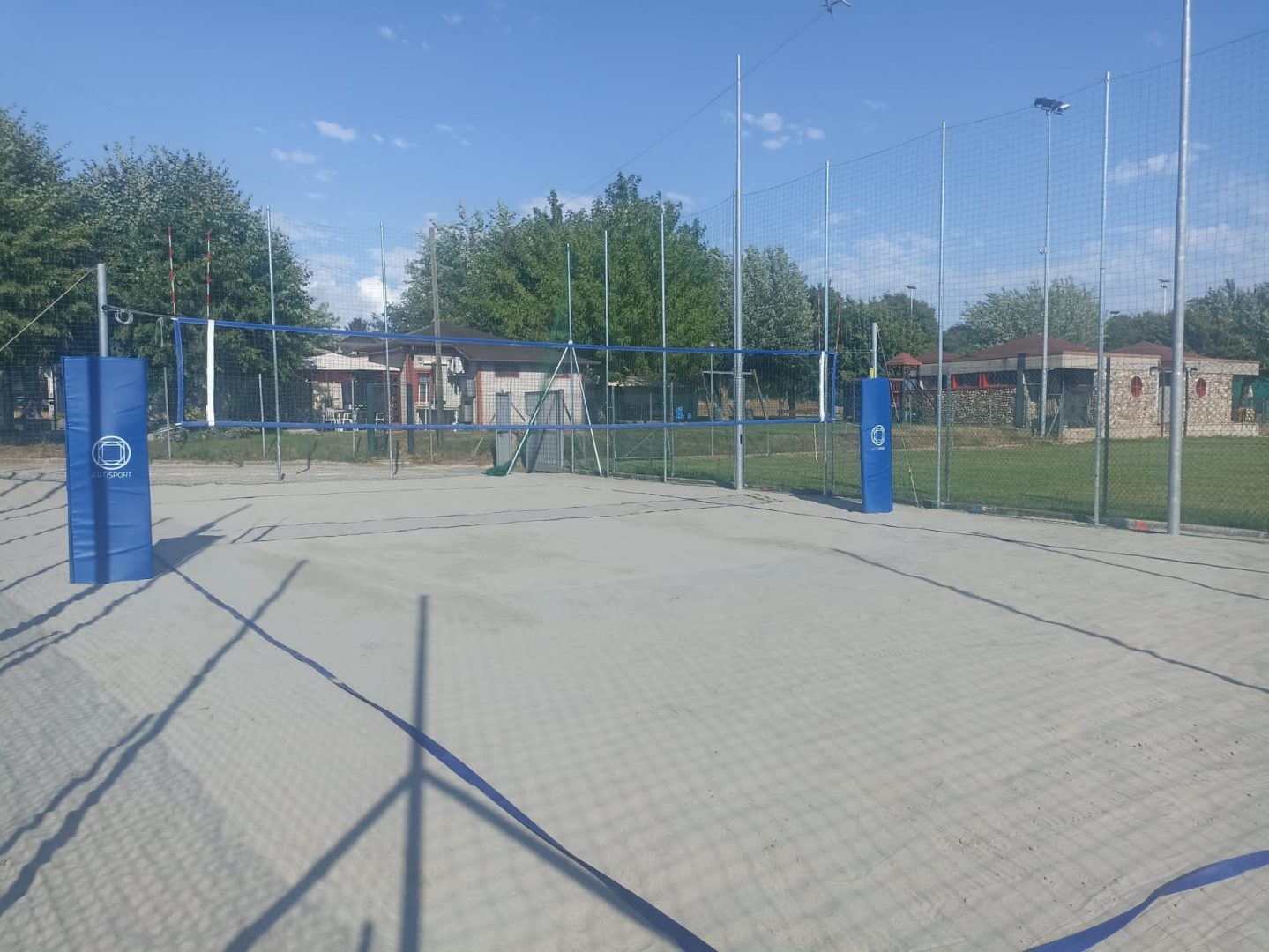 Il campo di beach volley di San Giorgio in Salici.