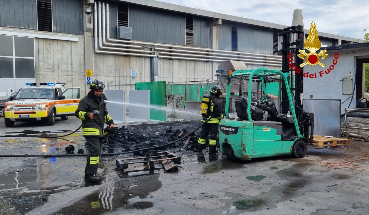 incendio nel Vicentino