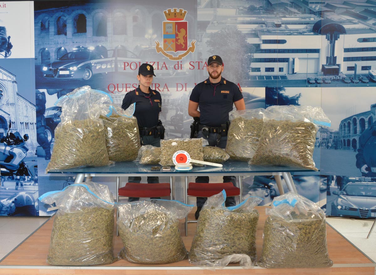 Marijuana Villafranca Polizia