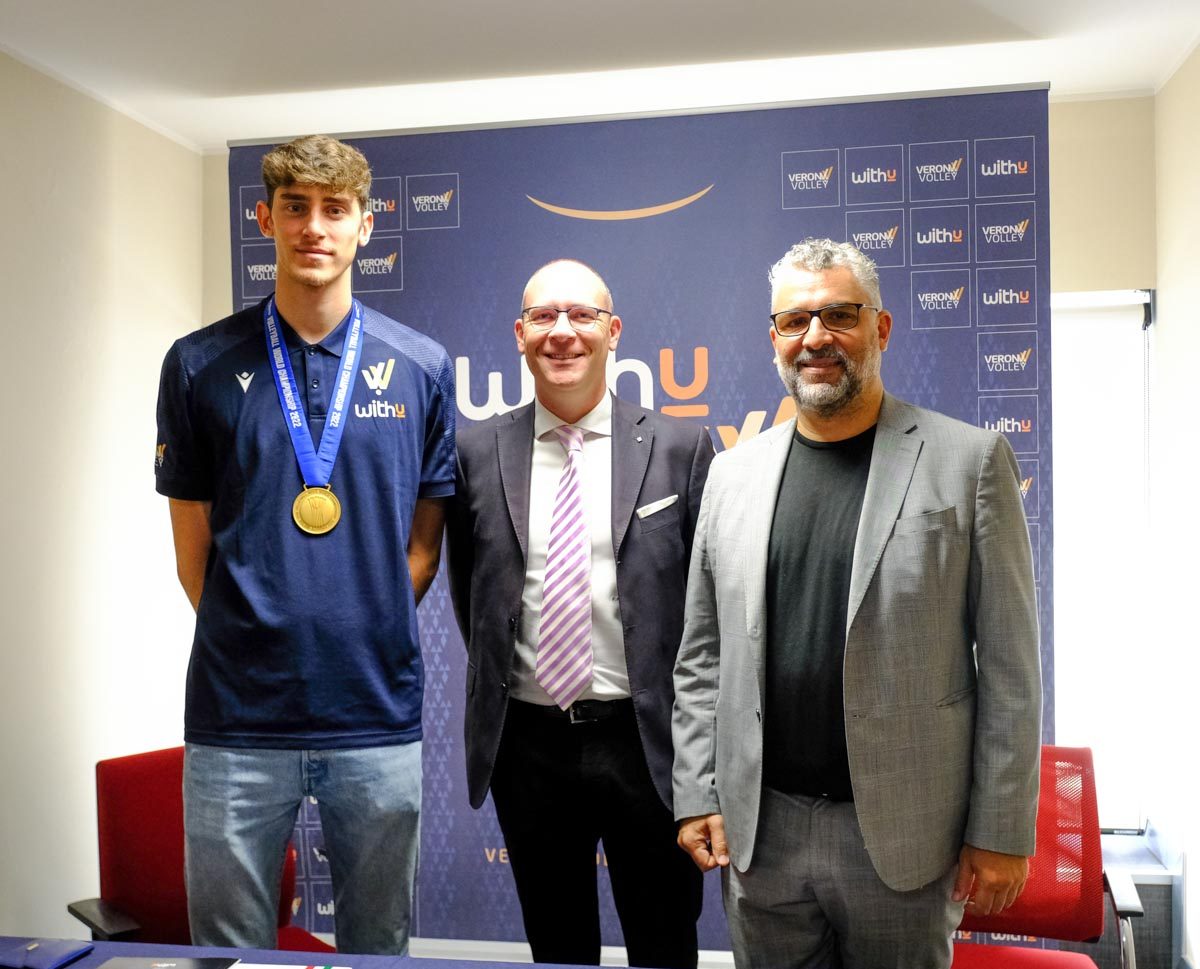 Verona Volley WithU presenta Leo Mosca Foto Renzo Udali