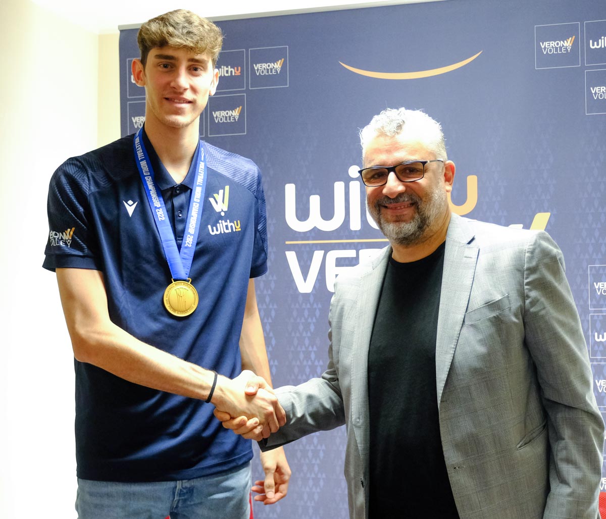 Verona Volley WithU presenta Leo Mosca Foto Renzo Udali