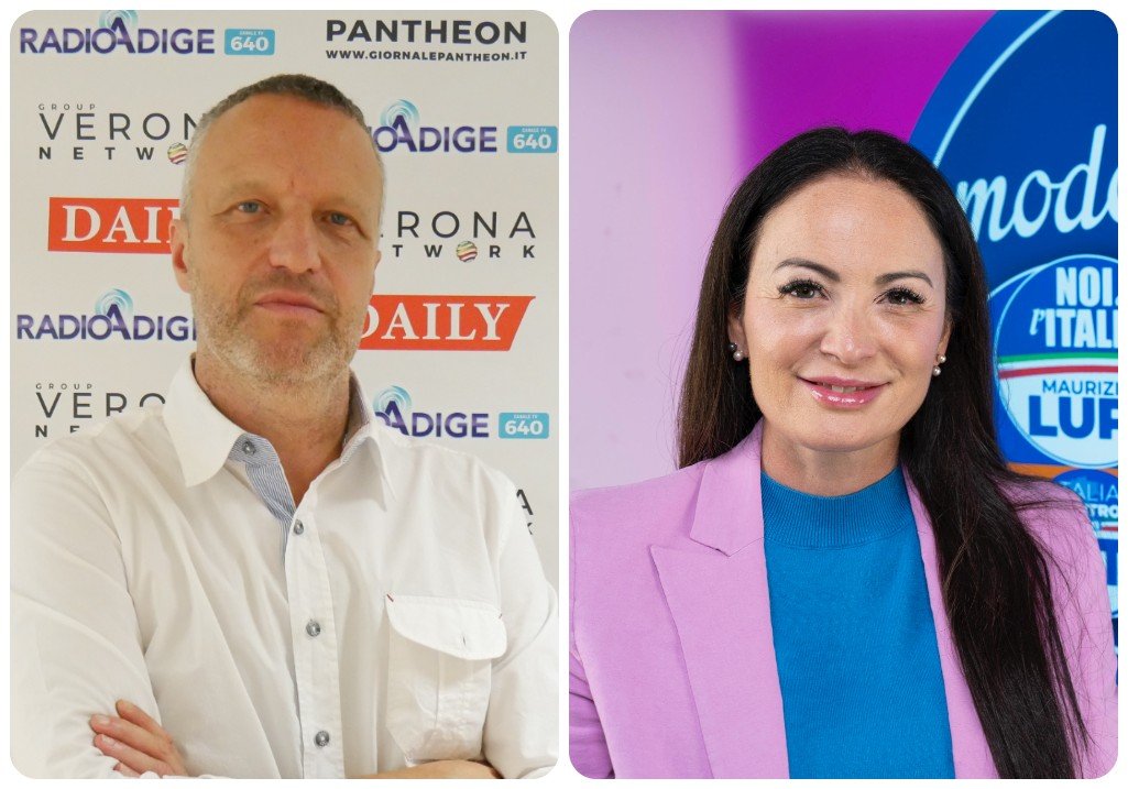 Flavio Tosi e Martina Semenzato.