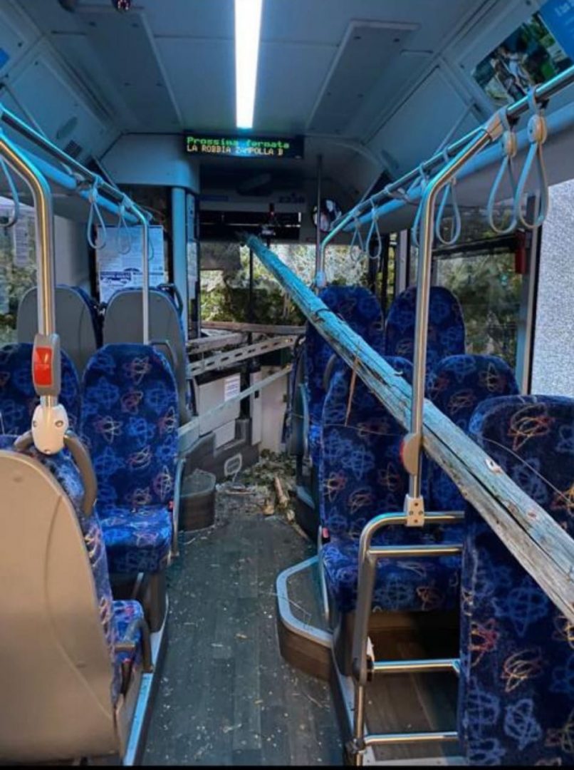 incidente autobus sandrà