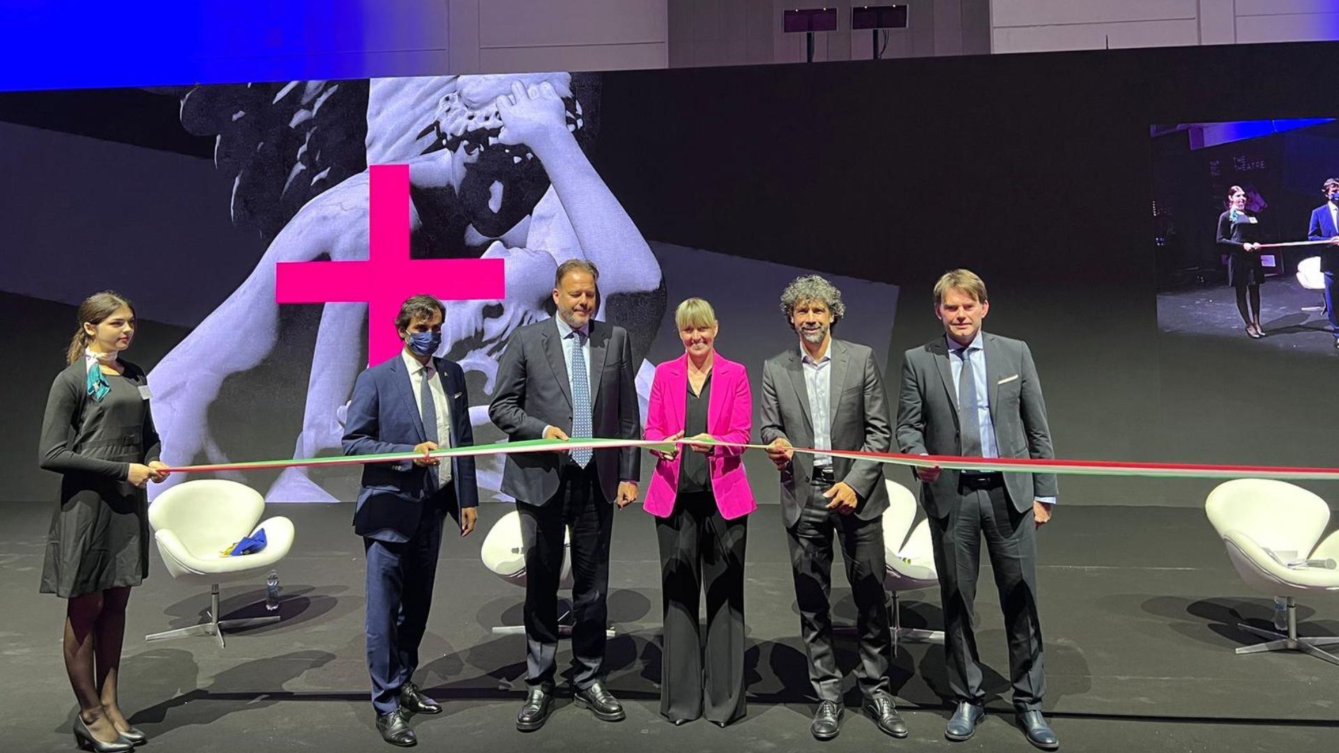 taglio nastro marmomac 2022