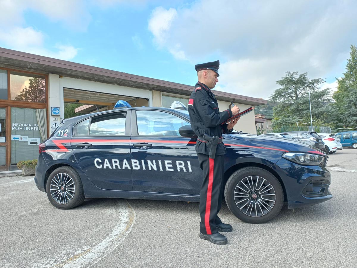 Carabinieri Bosco Chiesanuova a Marzana