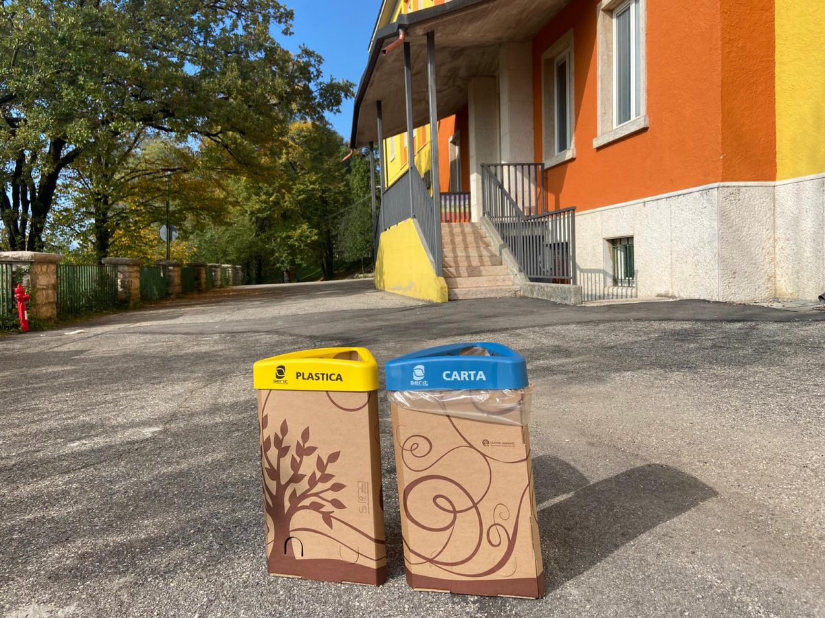 Serit Lessinia contenitori carta e plastica