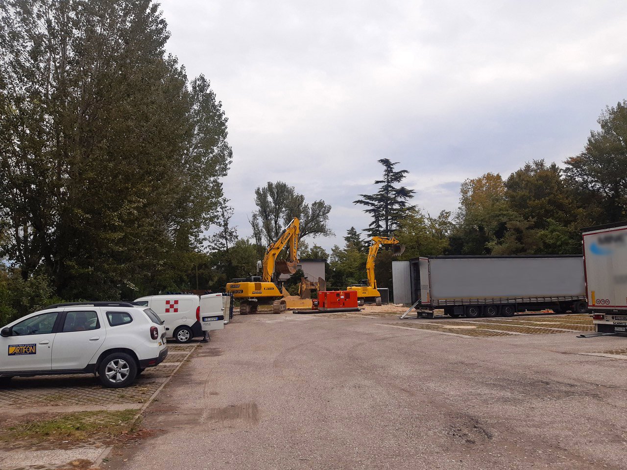 Lavori nuovo collettore del Garda