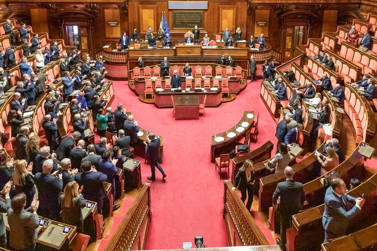 Giorgia Meloni al Senato