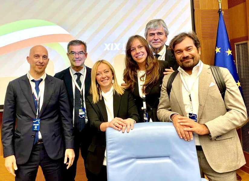 Parlamentari veronesi di Fratelli d'Italia a Roma con Giorgia Meloni