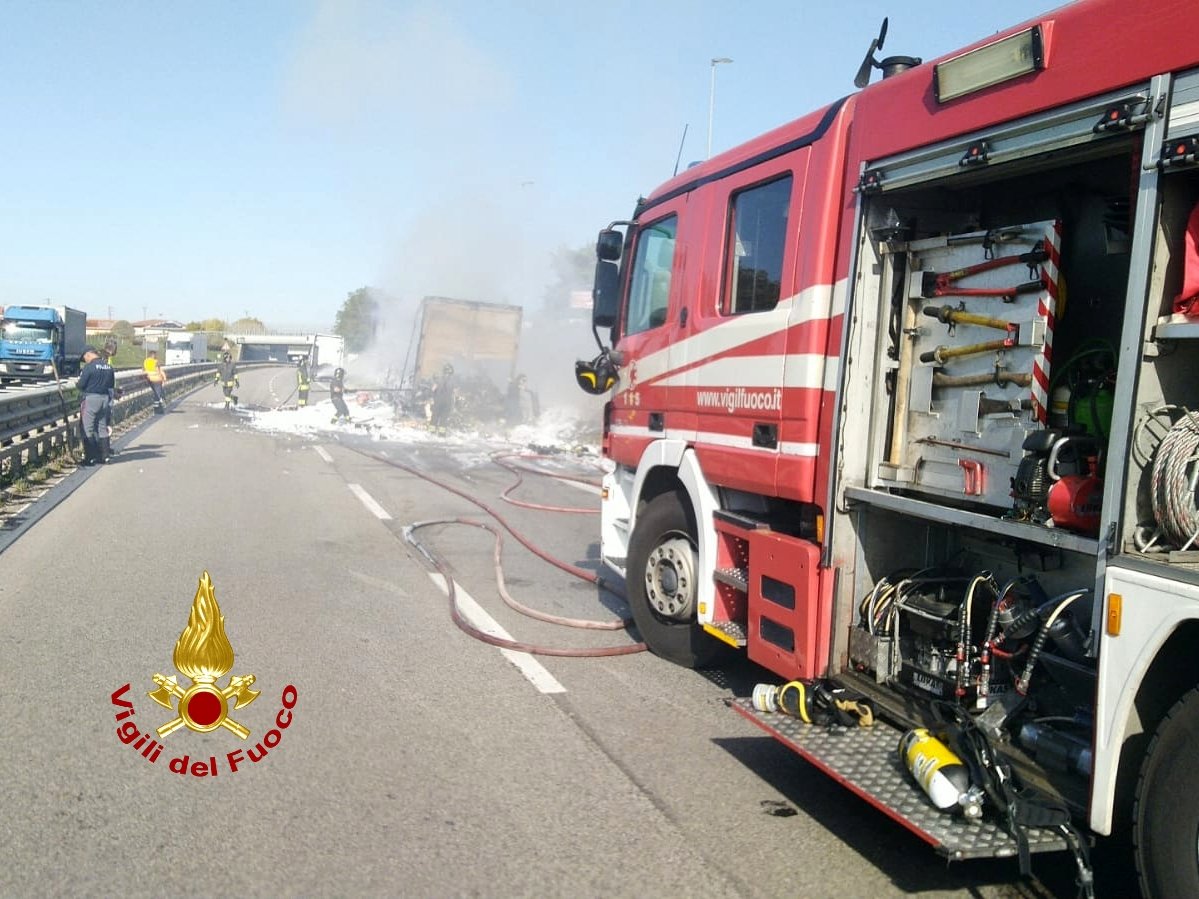 Incendio Transpolesana