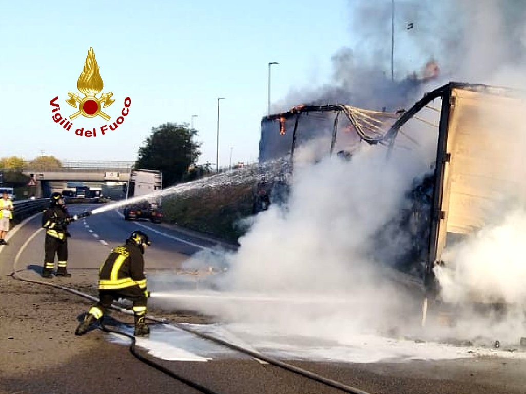 Incendio Transpolesana