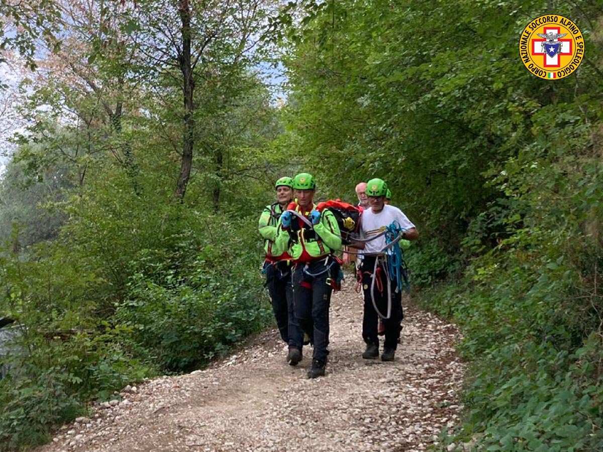 Turista tedesca Soccorso alpino
