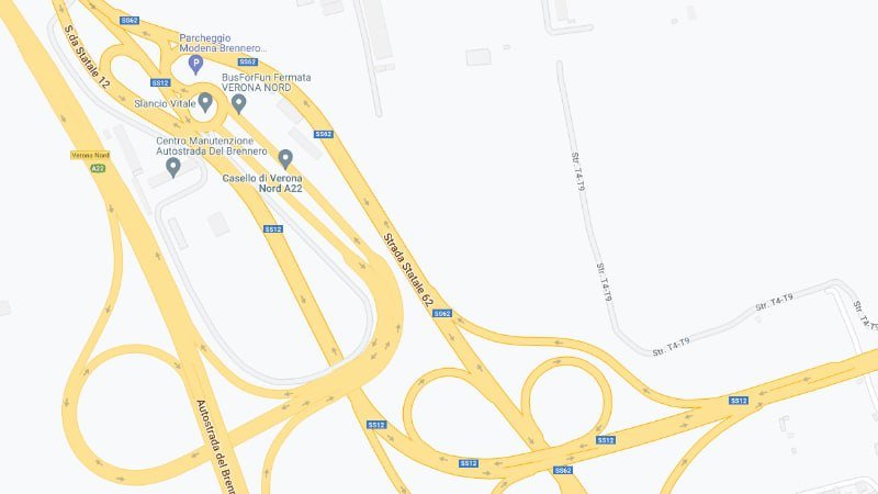 chiusura tratto tangenziale