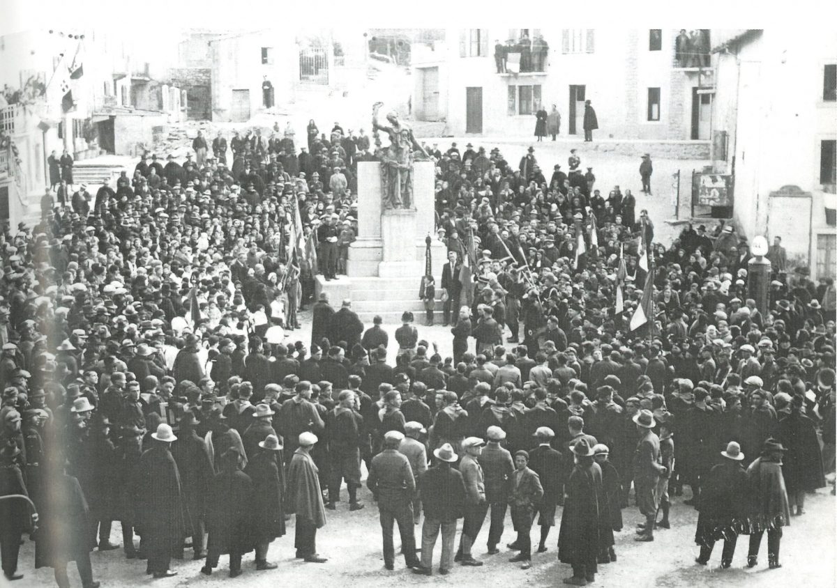Inaugurazione Monumento ai Caduti Bosco Chiesanuova