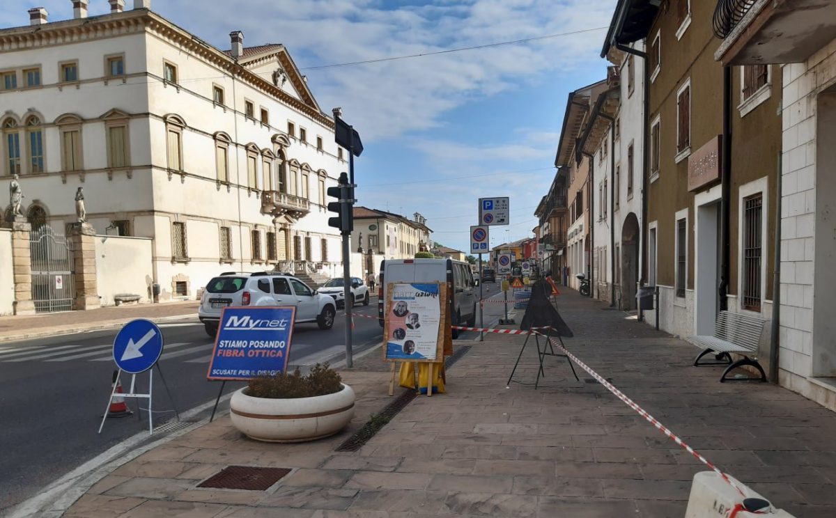 Mozzecane fibra ottica