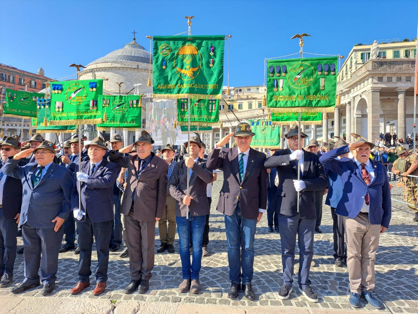 150 anni alpini Verona Napoli