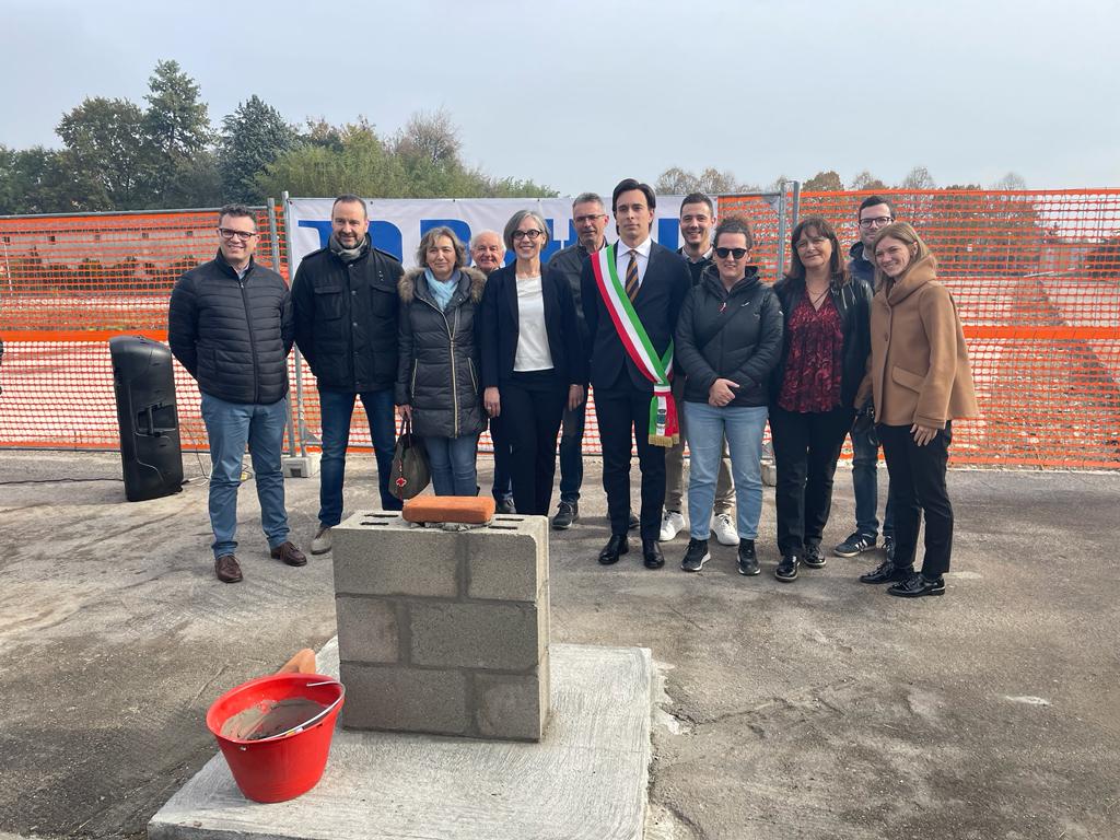 Albaredo d'Adige, posa della prima pietra di Ca' dei nonni