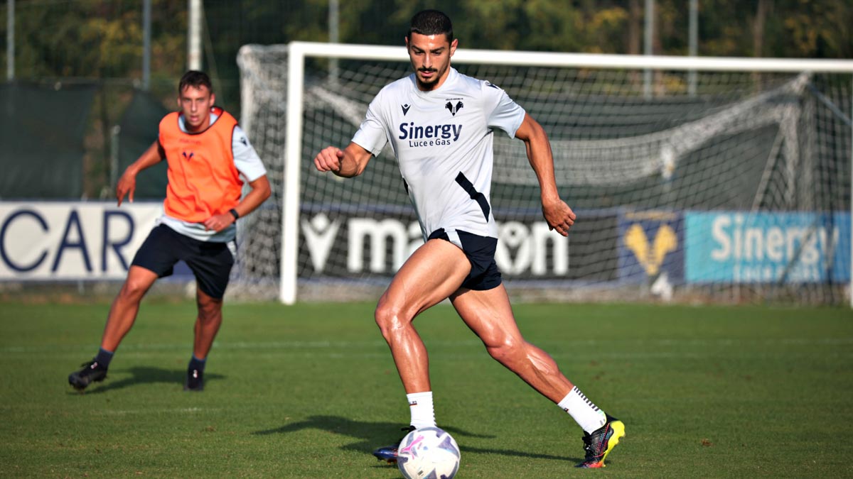 Hellas Verona allenamento