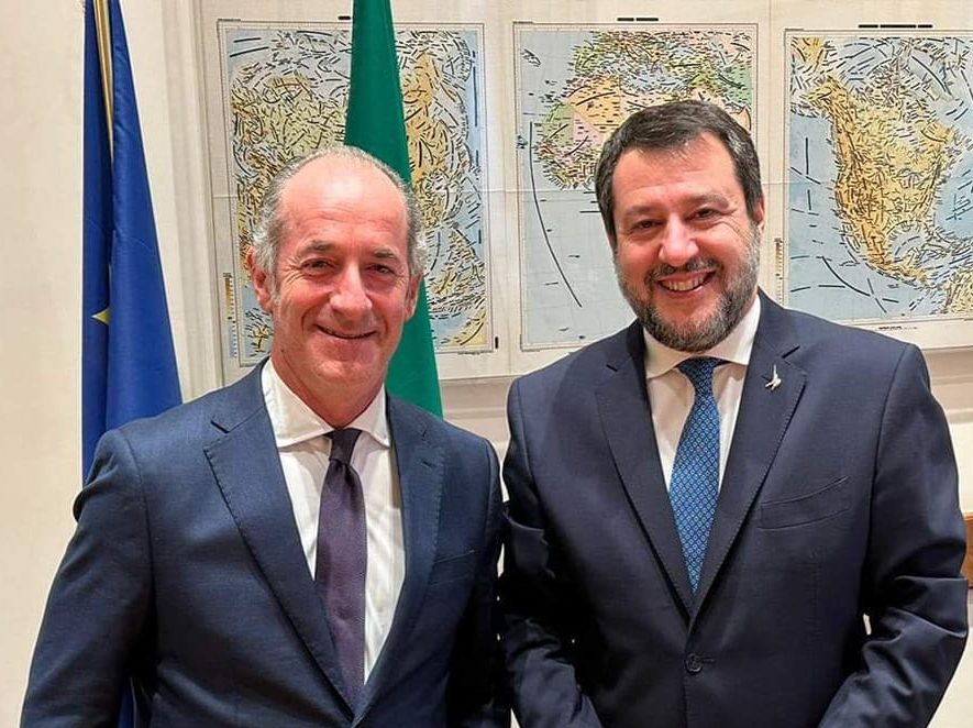 Luca Zaia Matteo Salvini