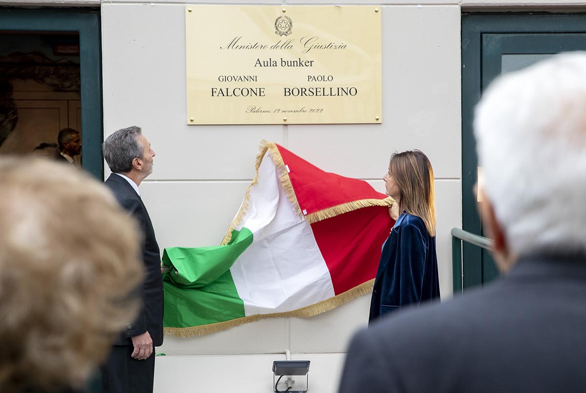Mattarella a Palermo, aula bunker intitolata a Falcone e Borsellino