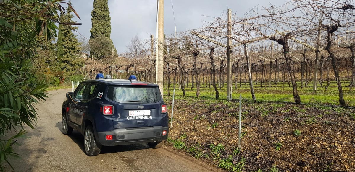 Carabinieri furti Valpolicella