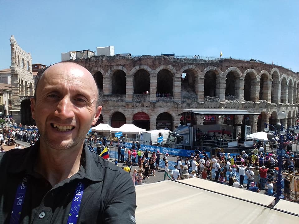 Davide Rebellin a Verona Arena 2019
