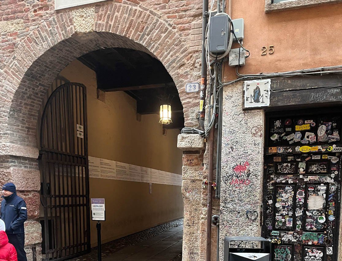 Il bacio Hayez - Casa di Giulietta