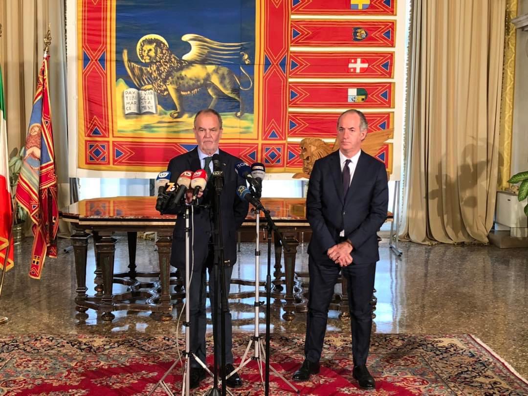 Roberto Calderoli e Luca Zaia