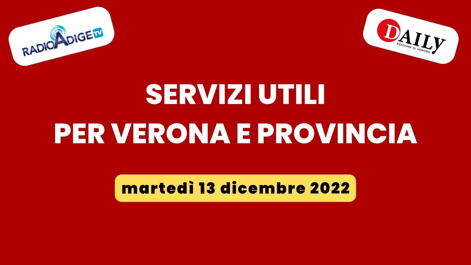 servizi utili verona provincia 13.12.2022