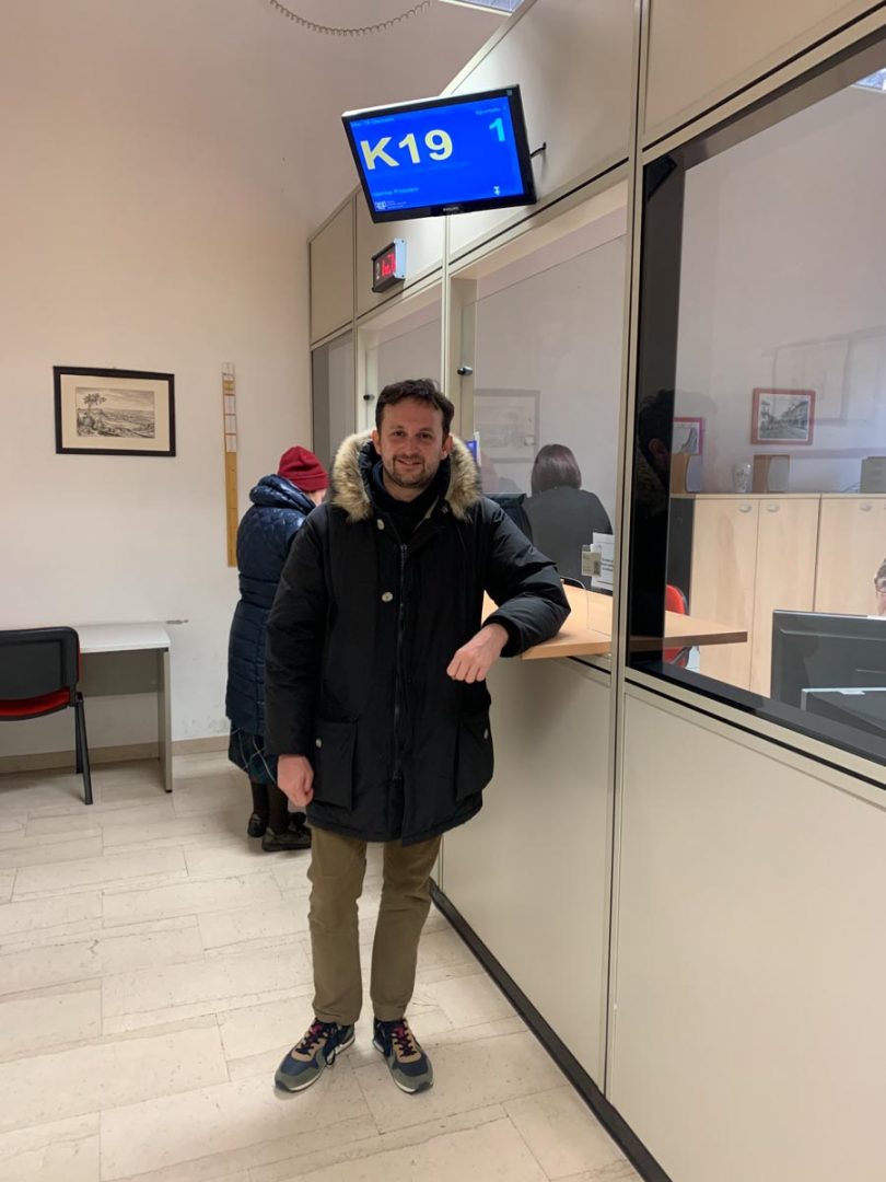 L'assessore Benini all'apertura dell'anagrafe a San Michele Extra