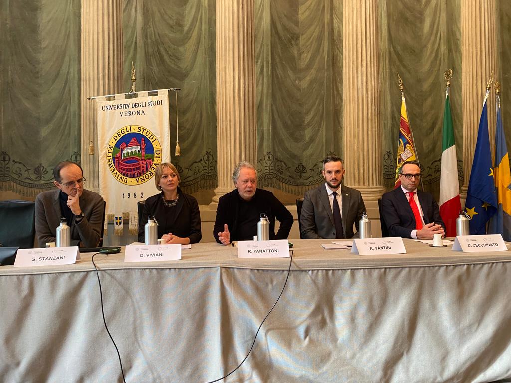 Consumi dei veronesi Univr - da sx Stanzani, Viviani, Panattoni, Vantini, Cecchinato