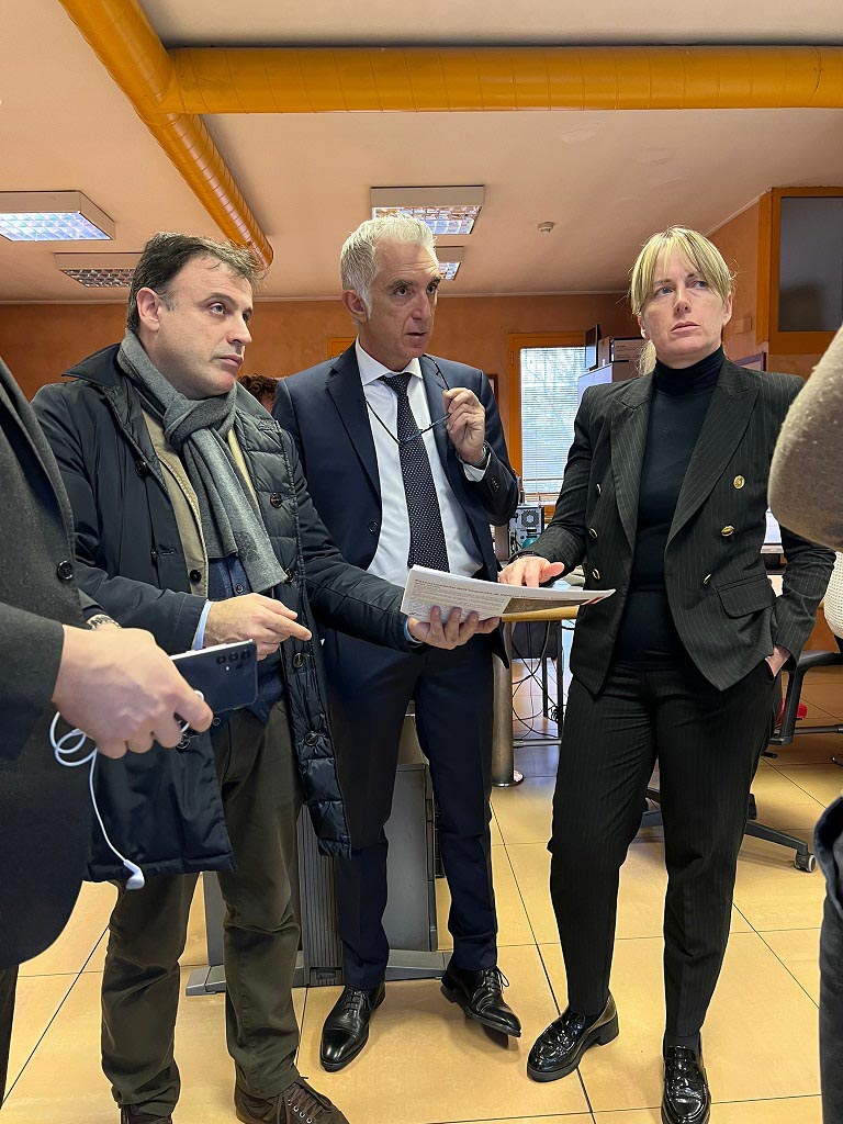 Sopralluogo della vicepresidente del Veneto Elisa De Berti all'interporto di Verona