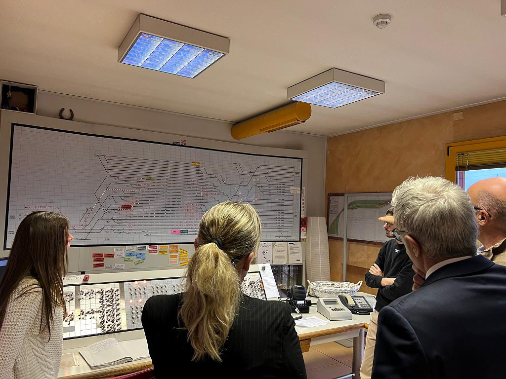 Sopralluogo della vicepresidente del Veneto Elisa De Berti all'interporto di Verona