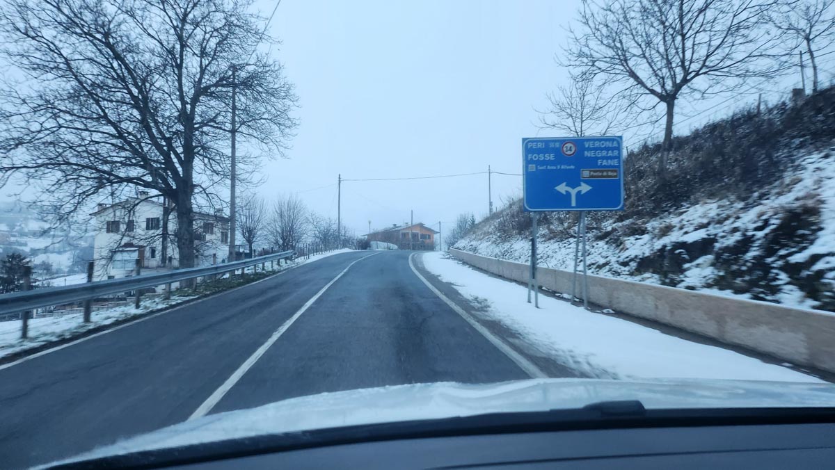Neve in Lessinia, 17 gennaio 2023