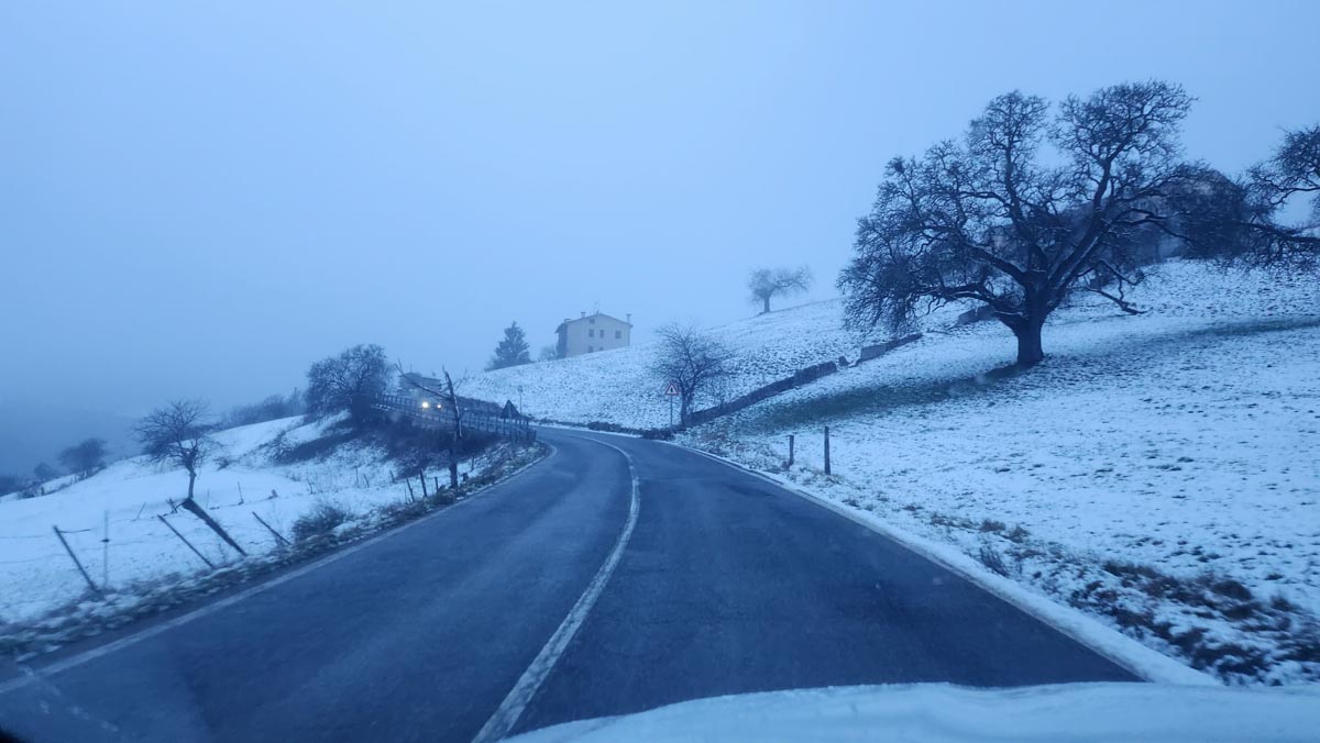 Neve in Lessinia, 17 gennaio 2023