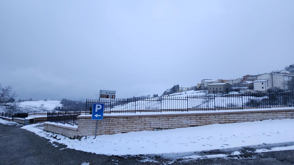 Neve in Lessinia, 17 gennaio 2023