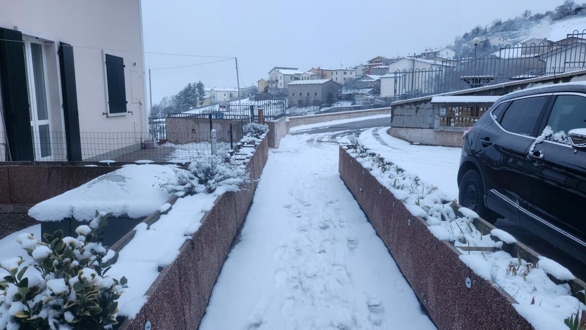 Neve in Lessinia, 17 gennaio 2023