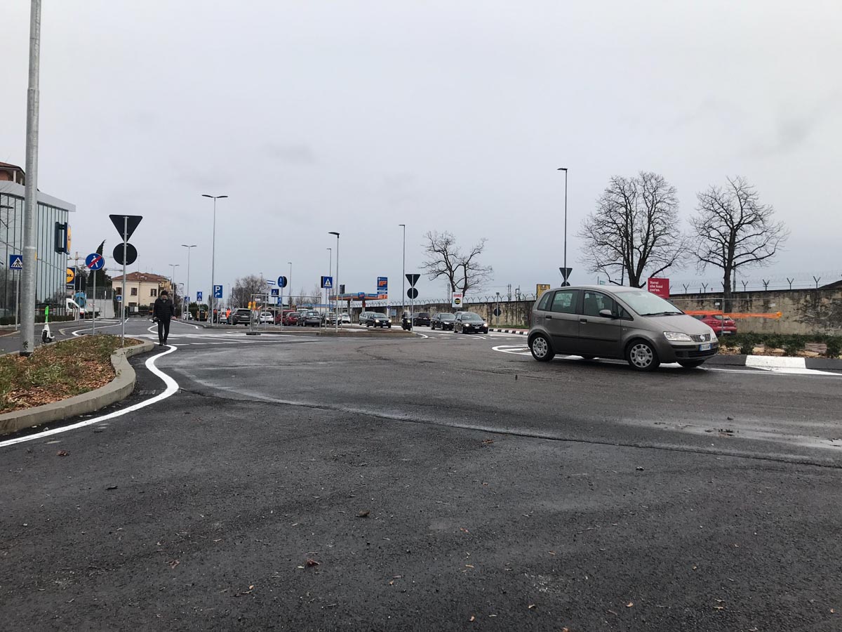 Nuova rotonda corso Venezia 23.01.2023