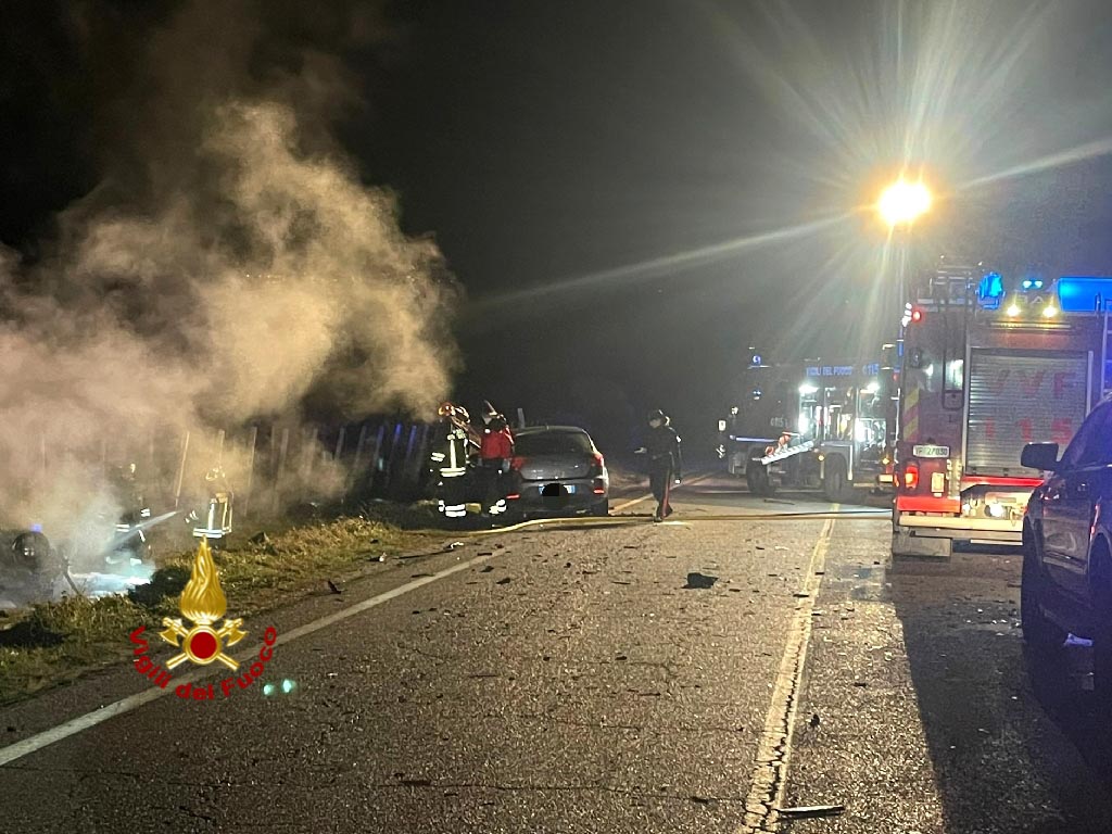 Vigili del fuoco - Incidente Caprino Veronese