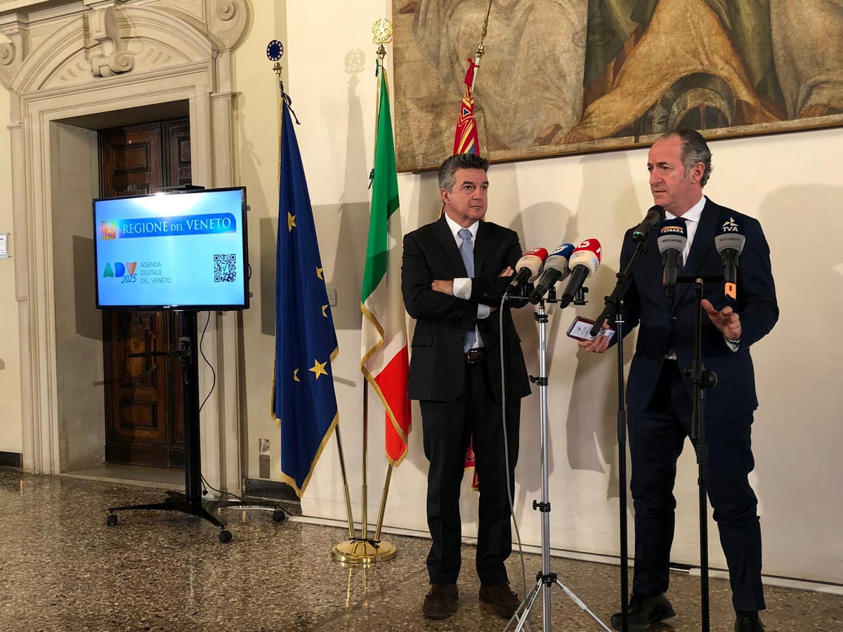Calzavara e Zaia presentano l'app ViviVeneto