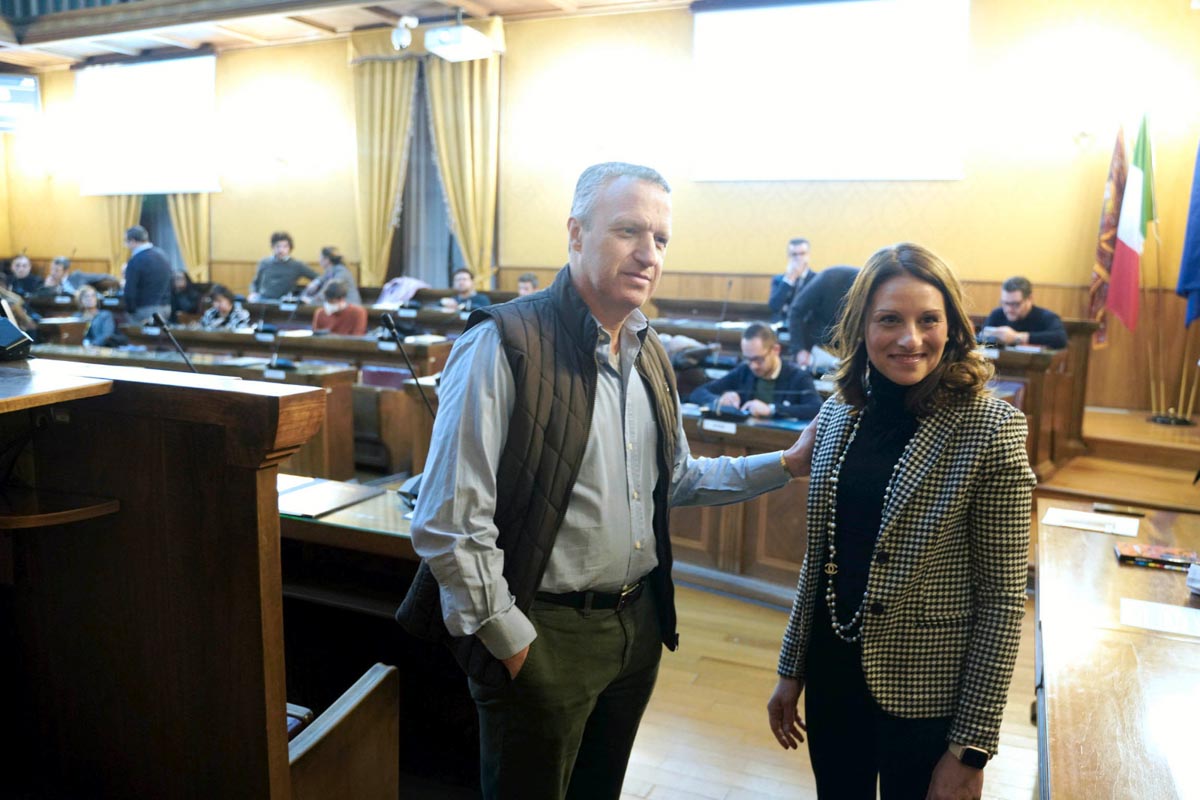 Flavio Tosi e Anna Bertaia