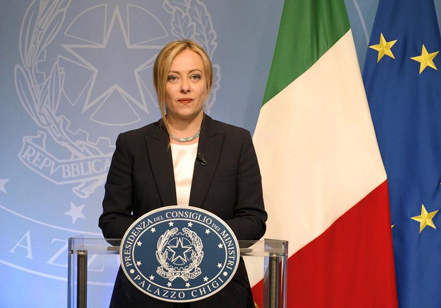 Giorgia Meloni, videomessaggio Ucraina