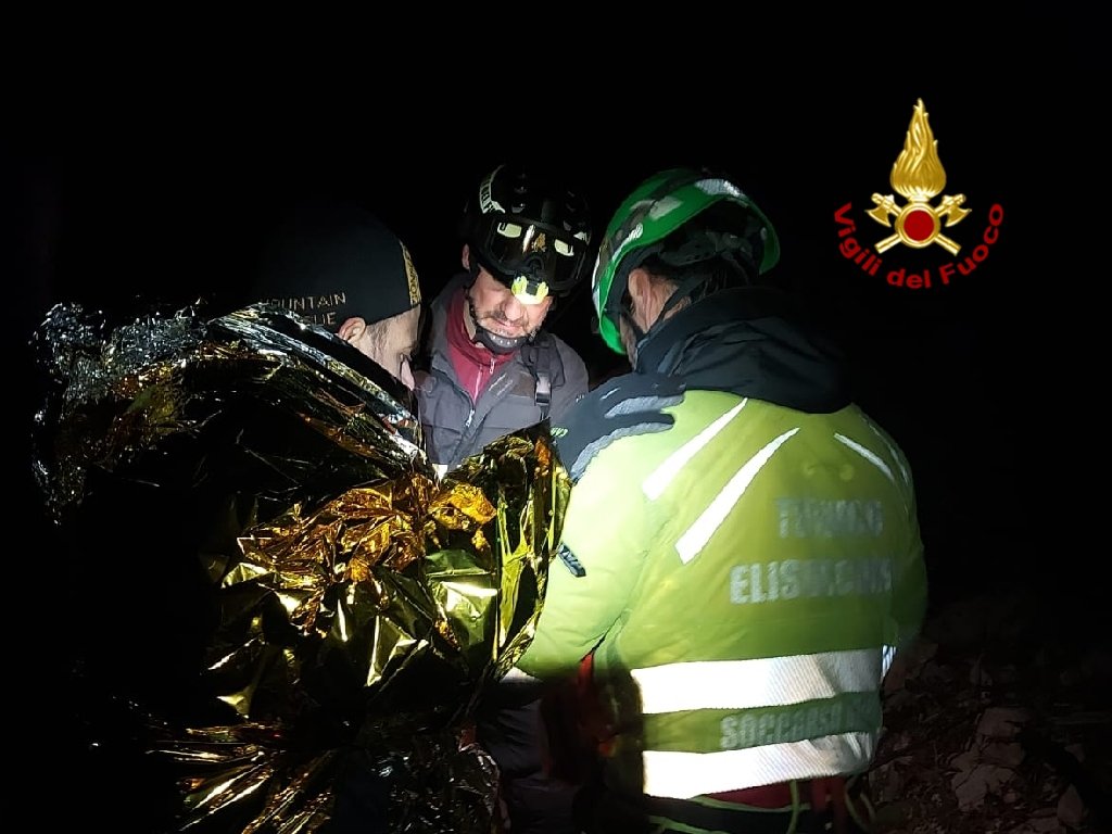 Vigili del Fuoco Brentino Belluno escursionista