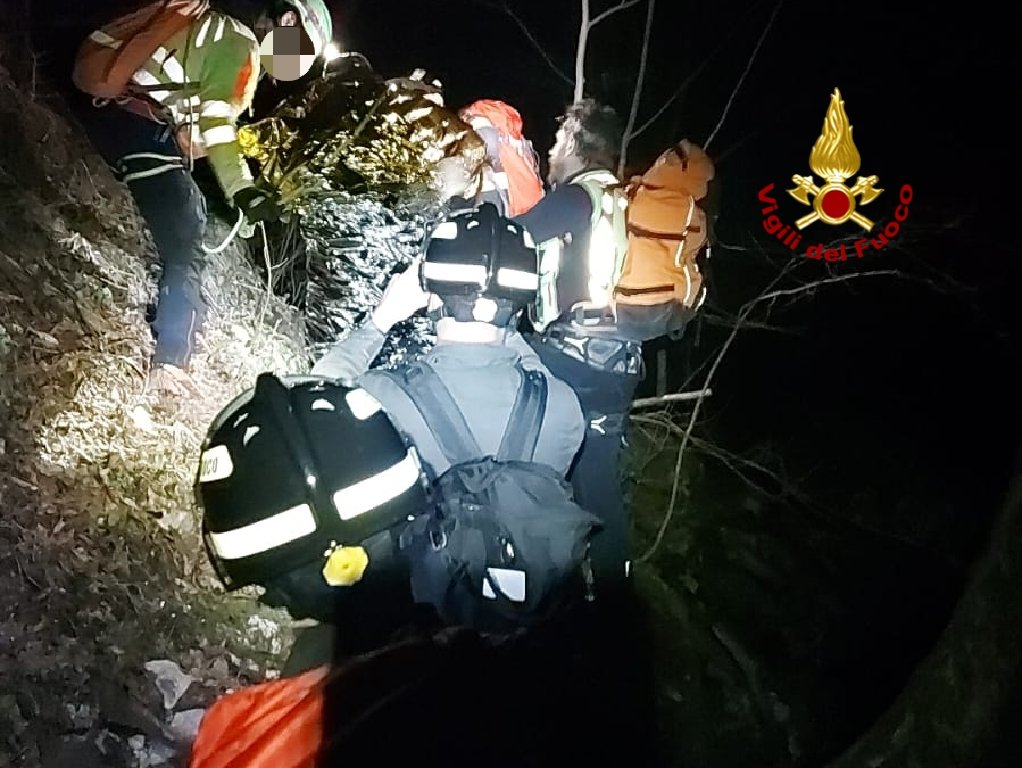 Vigili del Fuoco Brentino Belluno escursionista