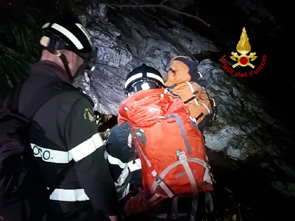 Vigili del Fuoco Brentino Belluno escursionista