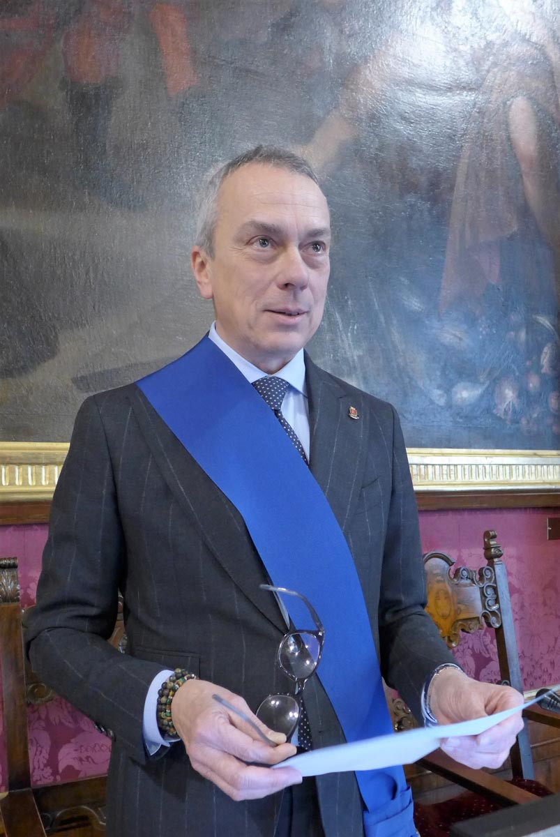 Il giuramento del Presidente Pasini