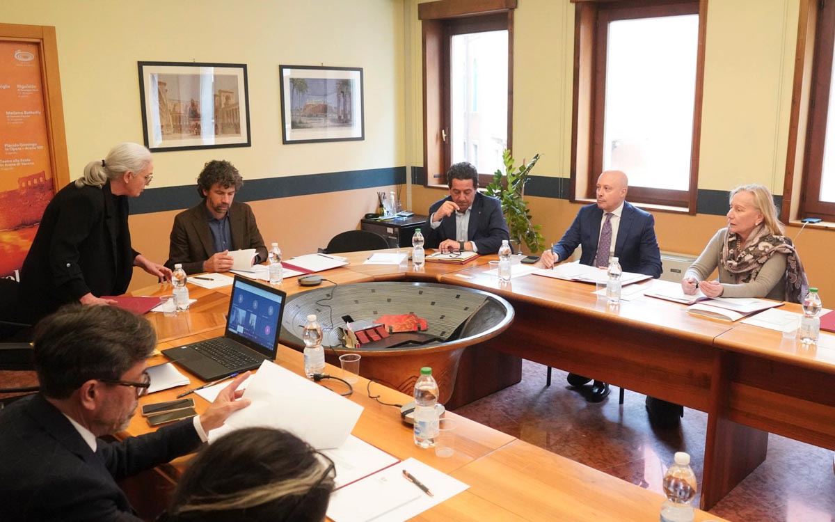 La riunione del Consiglio di Indirizzo di Fondazione Arena di giovedì 2 marzo 2023