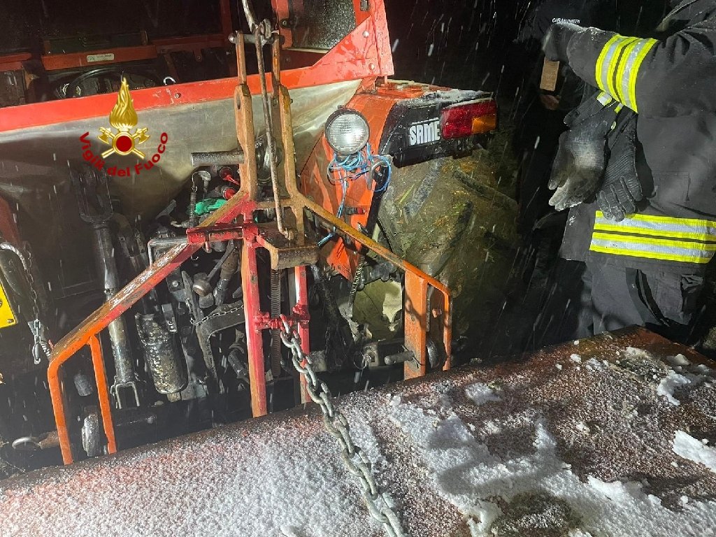 Incidente Bosco Chiesanuova trattore