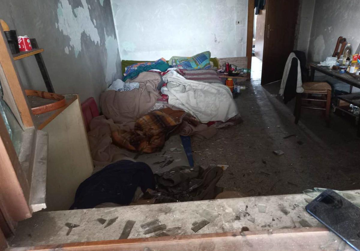 Polizia Locale Verona - Sgombero caserma RIva di Villasanta San Zeno