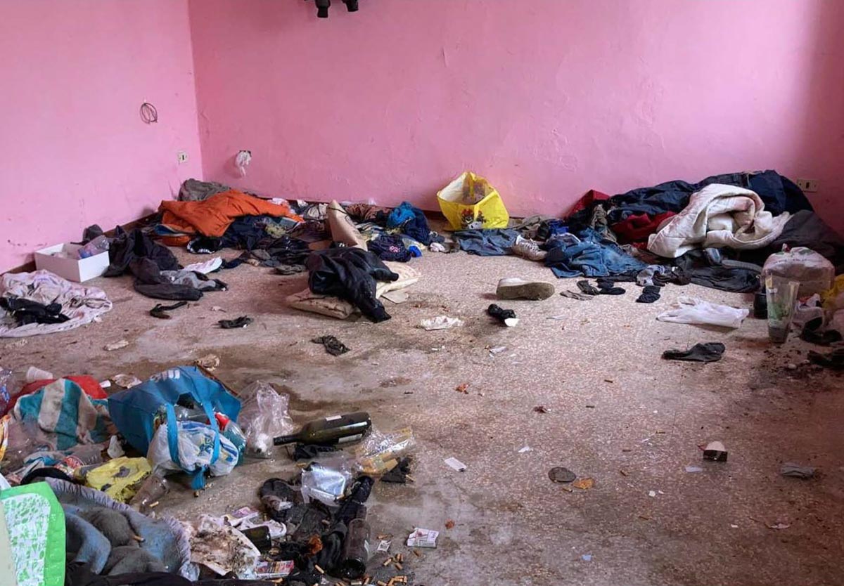 Polizia Locale Verona - Sgombero caserma RIva di Villasanta San Zeno